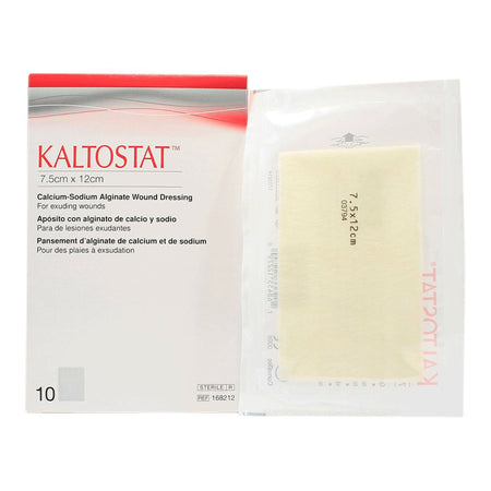 ConvaTec 168212 Kaltostat Calcium Alginate Dressing, 3 x 4¾ Inch