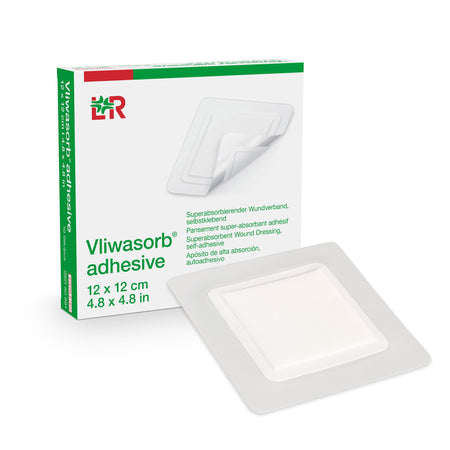 Lohmann & Rauscher 30991 Super Absorbent Dressing Vliwasorb Border Polyacrylate Adhesive