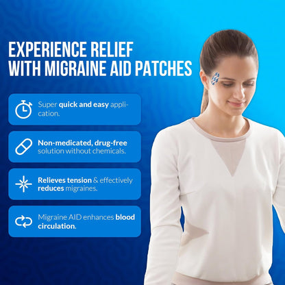 Migraine AID Migraine Headache Relief Patches