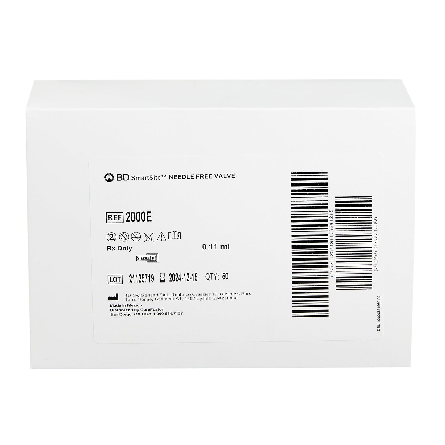 SmartSite® Needle Free Valve