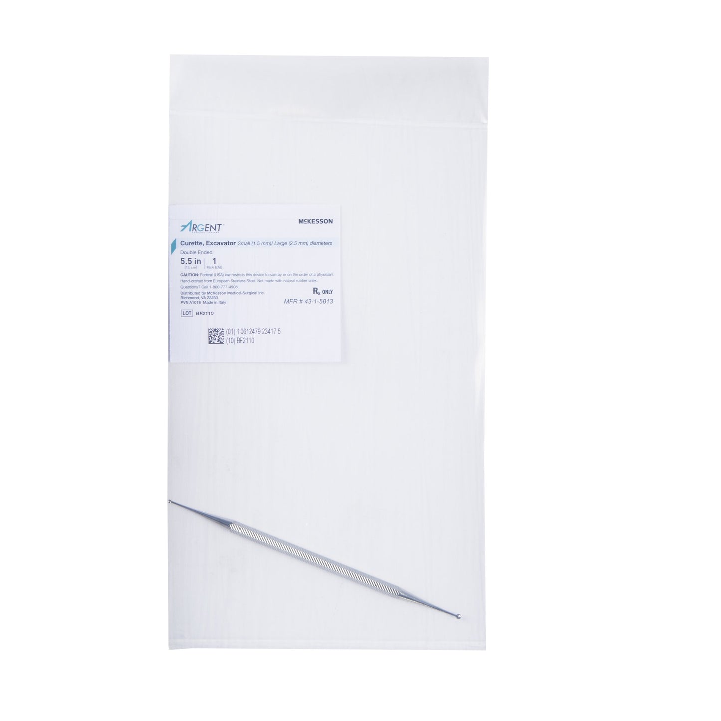 McKesson Argent™ Excavator Curette