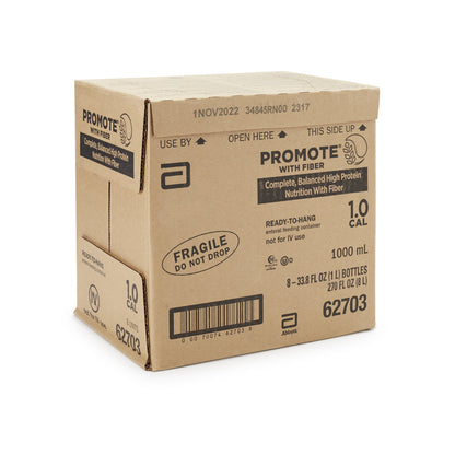 Promote™ w/ Fiber Balanced High Protein Nutrition for Enteral Feeding, 33.8-oz.