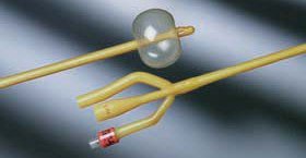 Bard 70524L Lubri-Sil Foley Catheter, 24 Fr., Medium, 5 cc, 3 Way