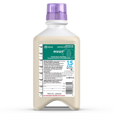 Abbott Nutrition 62719 Pivot 1.5 Cal Tube Feeding Formula, 33.8-ounce bottle