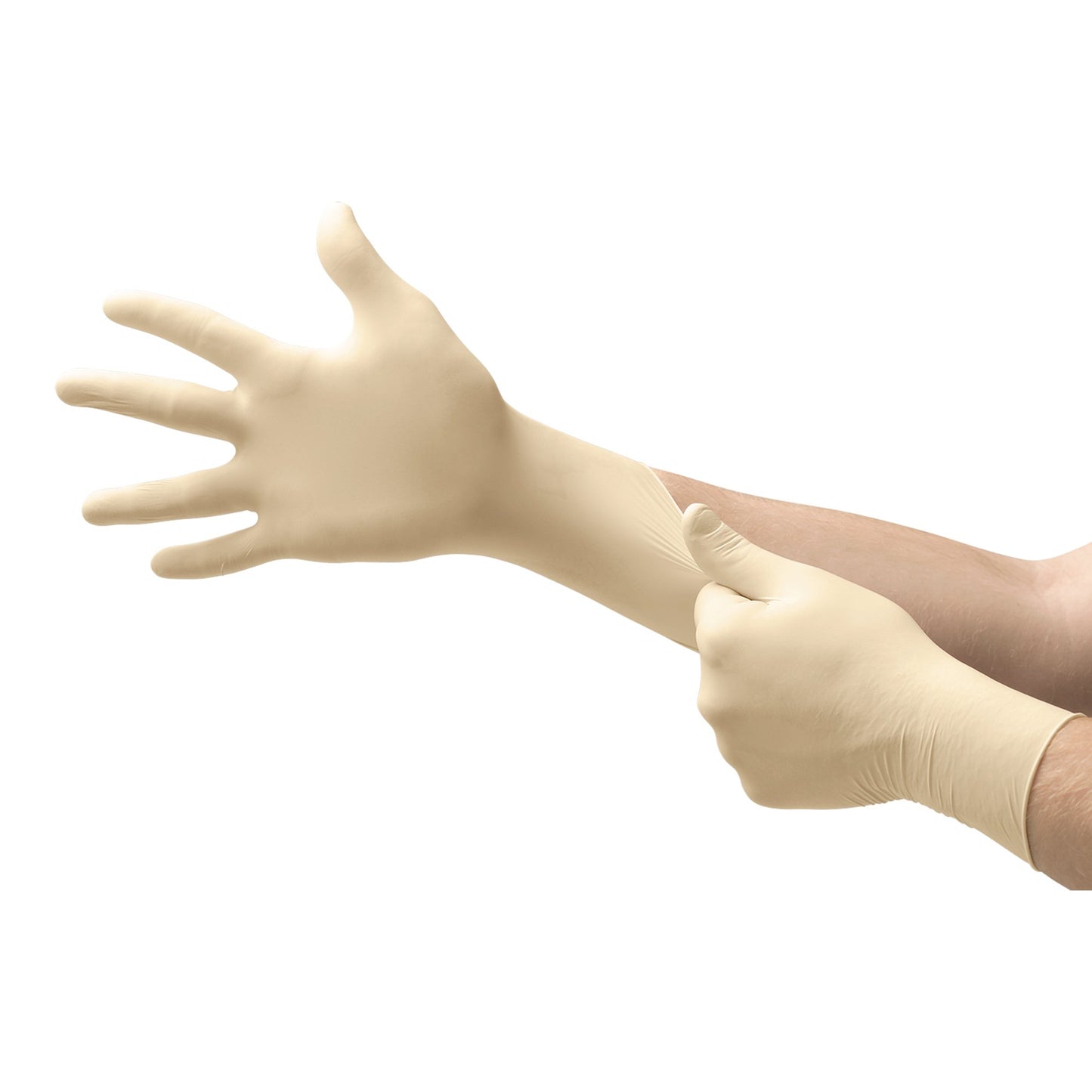 Microflex® ComfortGrip™ Latex Gloves, Large, Natural