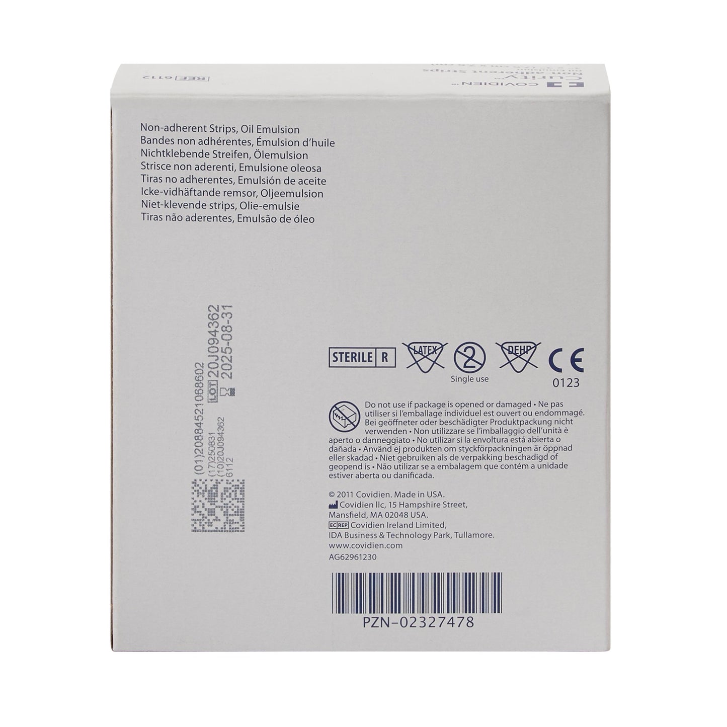 Curity™ Oil Emulsion Impregnated Dressing, 3 x 3 Inch