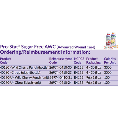 Pro-Stat® Sugar Free AWC Citrus Splash Complete Liquid Protein, 30-ounce Bottle