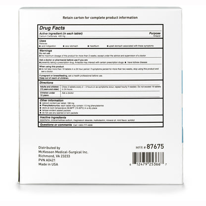 McKesson Calcium Carbonate Antacid