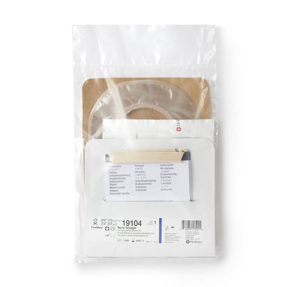 New Image™ 19104 2-Piece Clear Ileostomy/Colostomy Pouch, 70 mm Flange, Blue