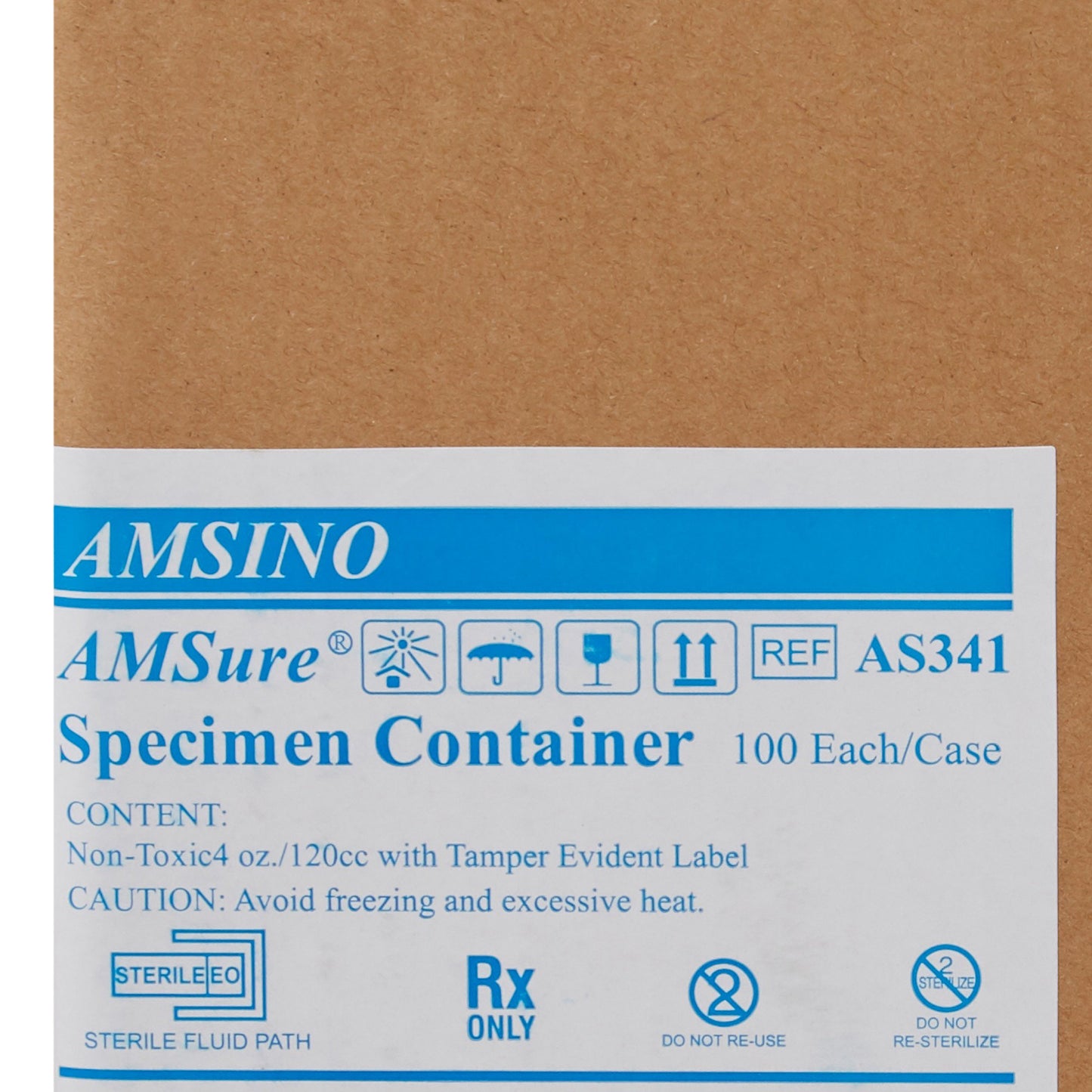Amsino AMSure® Specimen Container, 120 mL