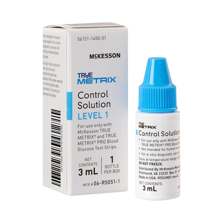 McKesson 06-R5051-1 TRUE METRIX Glucose Control Solution, 3 mL