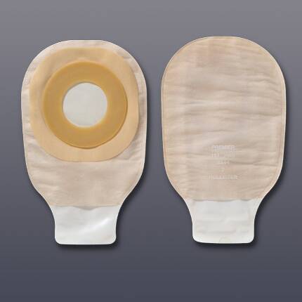 Hollister 8649 Premier Flextend One-Piece Beige Colostomy Pouch, Pre-cut to Fit 44 mm
