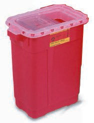BD 445047 Multi-purpose Sharps Container, 17 Gallon, 23-1/2 x 20 x 14-3/4 Inch