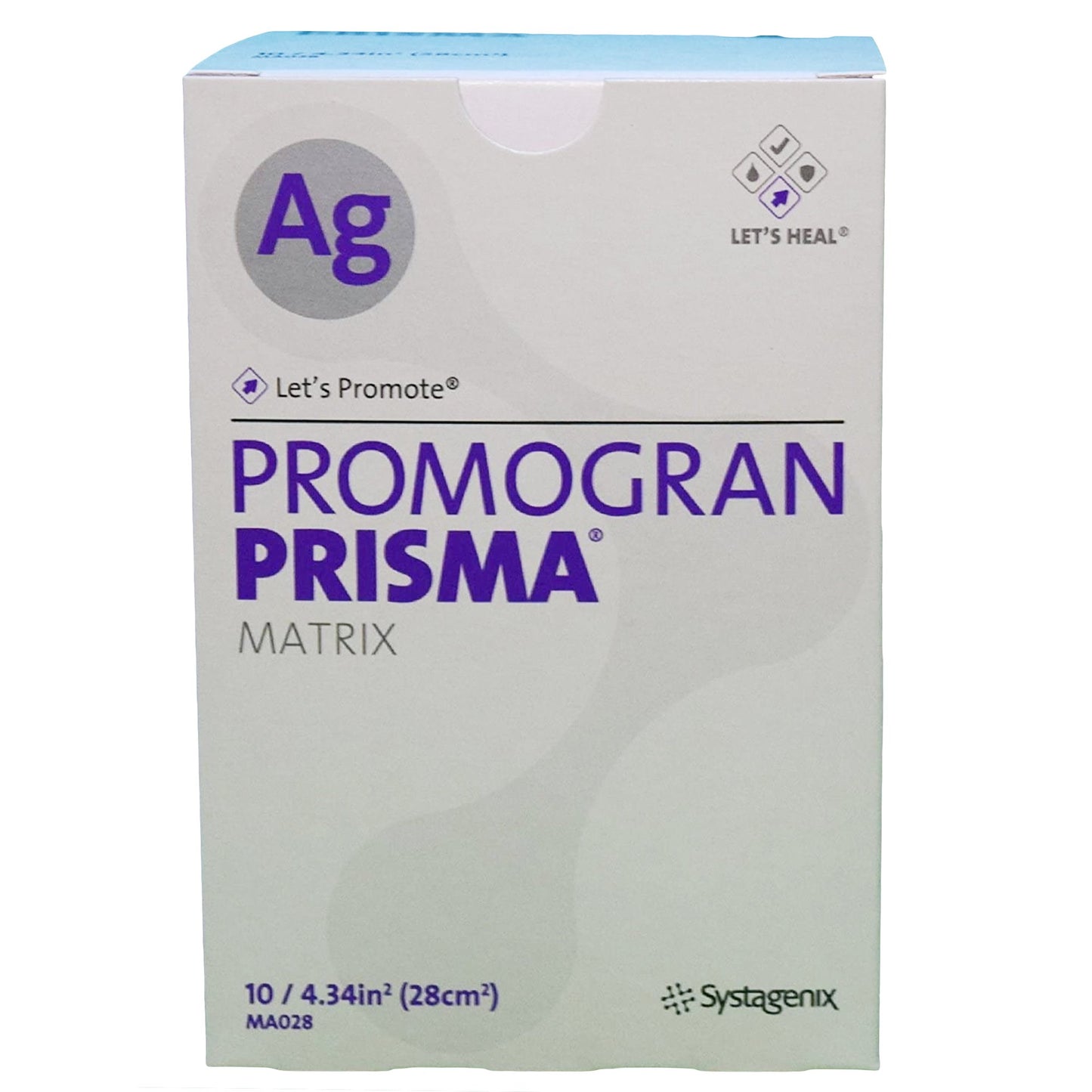 Promogran Prisma® Matrix Hexagonal Sterile Collagen Dressing with Silver, 4-1/3 x 4-1/3 Inch