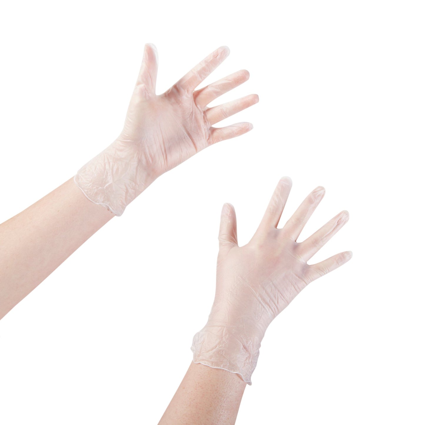 McKesson Vinyl Exam Glove, Large, Clear