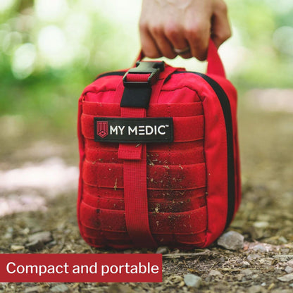 My Medic MYFAK Pro First Aid Kit, Trauma & Medical Supplies for Survival, Red