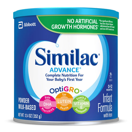 Abbott Nutrition 55957 Similac Advance 20 Infant Formula, Powder, 12.4-ounce can