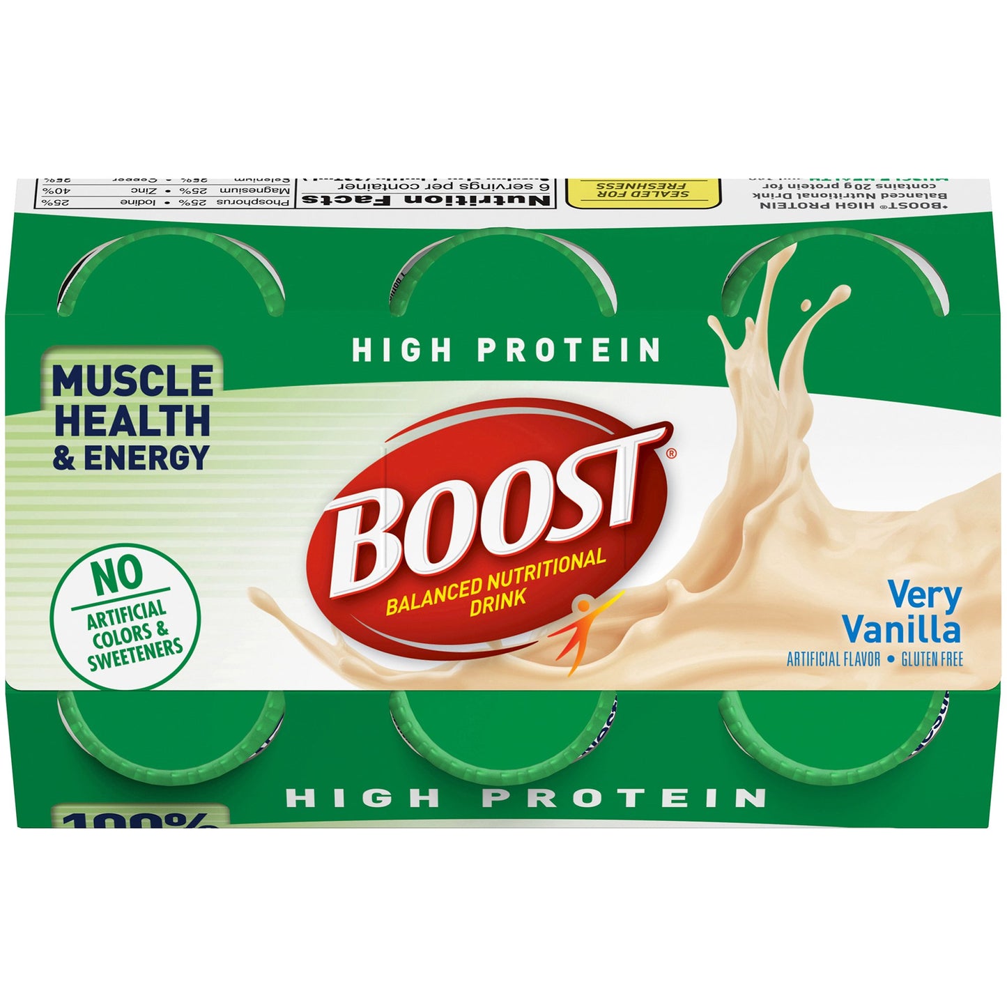 Boost® High Protein Vanilla Complete Nutritional Drink, 8 oz. Bottle