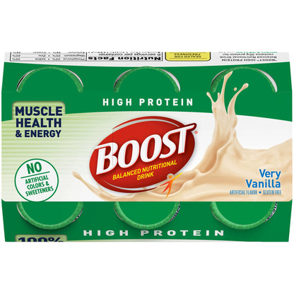 Boost® High Protein Vanilla Complete Nutritional Drink, 8 oz. Bottle
