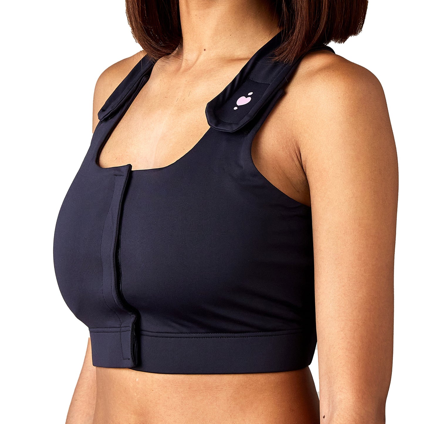 Serena Post Surgical Bra, Black, X-Large