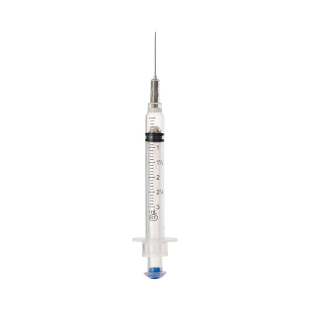 Retractable Technologies 10321 VanishPoint Syringe with Hypodermic Needle, 23 Gauge