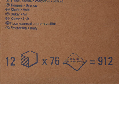 WypAll® X60 Task Wipe, Quarter Fold