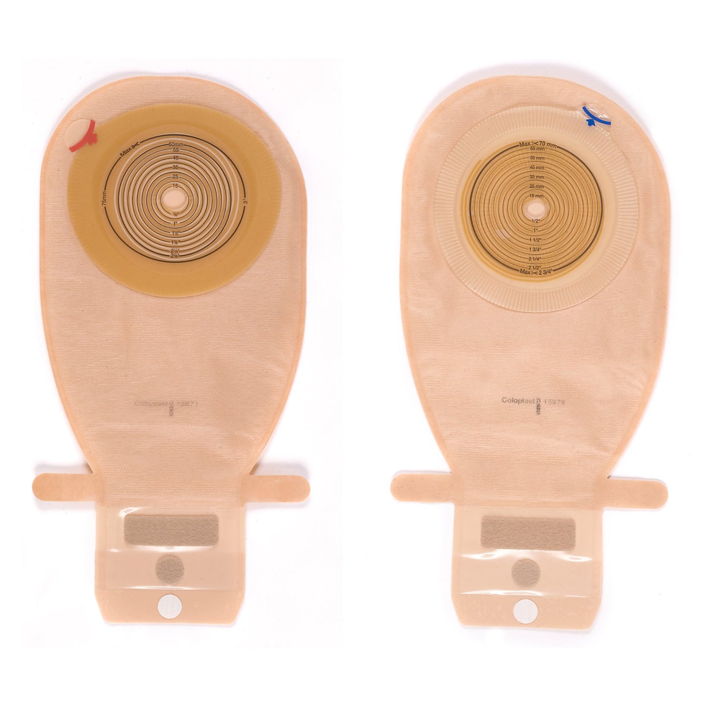 Assura® Flat 1-Piece Opaque Colostomy Pouch, 10 – 76mm Stomas