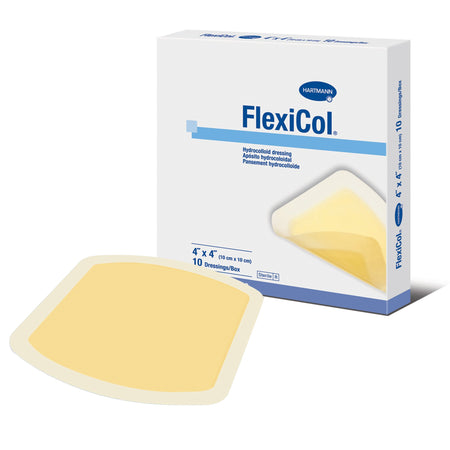Hartmann 48610000 FlexiCol Hydrocolloid Dressing, 4 x 4 Inch