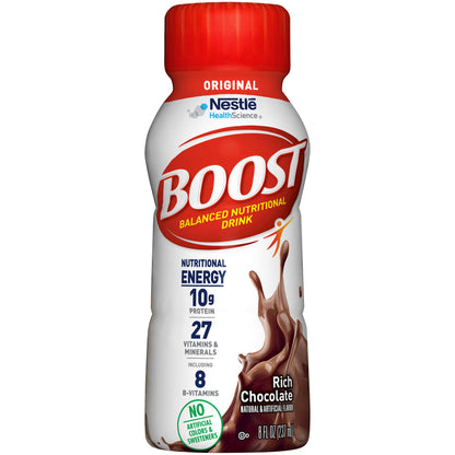 Boost® Original Chocolate Balanced Nutritional Drink, 8-ounce bottle