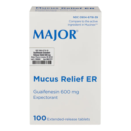 Major Pharmaceuticals 904671839 Guaifenesin Cold and Cough Relief