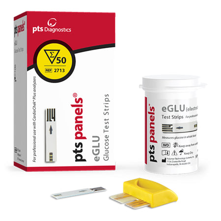 PTS Diagnostics 2713 Panel eGLU Reagent Test Strip, Glucose