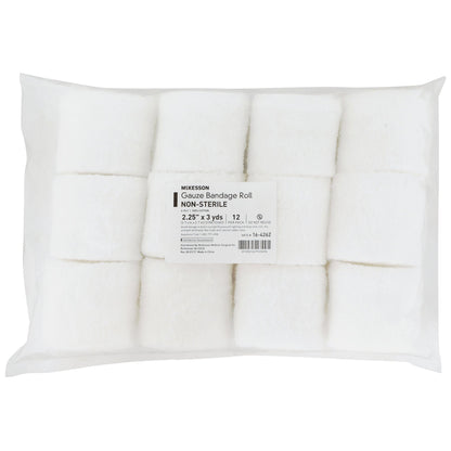McKesson Fluff Bandage Roll, 2-1/2 Inch x 3 Yard, 6-Ply