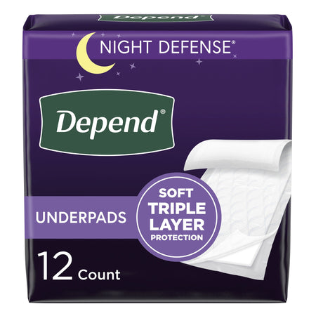 Kimberly-Clark 46961 Depend Bed Protectors Thicker and Super Absorbent Underpad