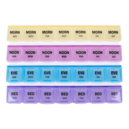 Mediplanner® 7-Day, Four Times a Day Pill Organizer