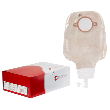 Hollister 18013 New Image 2-Piece Ultra Clear Ostomy Pouch, Pre-cut to Fit 57 mm, Red