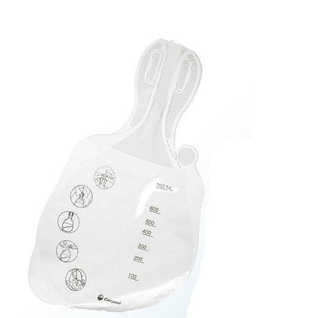 Coloplast 14205 Assura 2-Piece Transparent Urostomy Pouch, Red Match