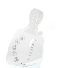 Assura® 2-Piece Transparent Urostomy Pouch, Red Match
