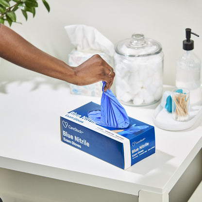 CareStock™ Nitrile Exam Glove, Small, Blue