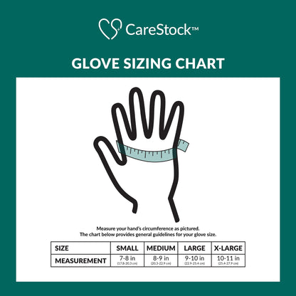 CareStock™ Vinyl Exam Glove, Medium, Ivory