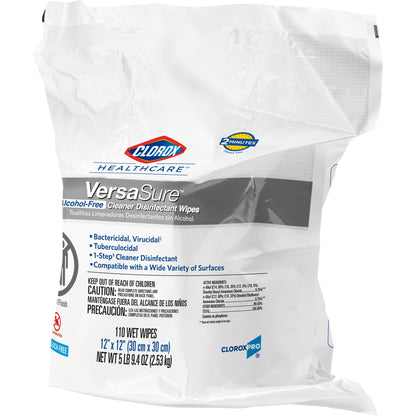 Clorox Healthcare® VersaSure® Cleaner Disinfectant Wipes, Refill Pouch