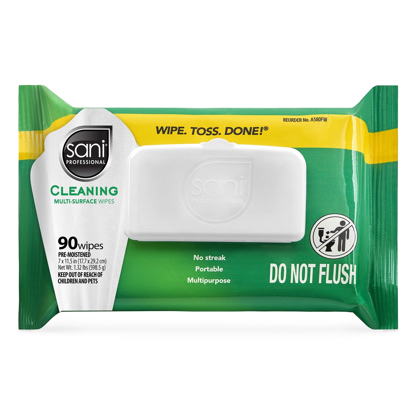 Sani Professional® Cleaning Multi-Surface Disinfectant Wipes