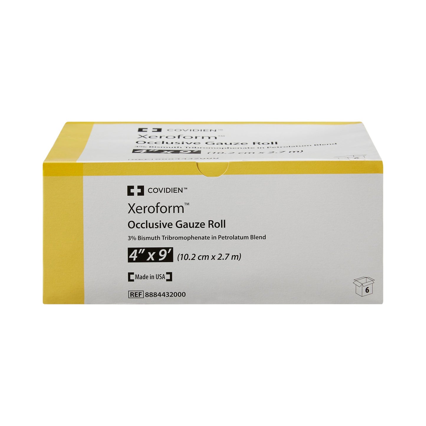 Xeroform™ Occlusive Petrolatum Impregnated Dressing, 4 Inch x 3 Yard