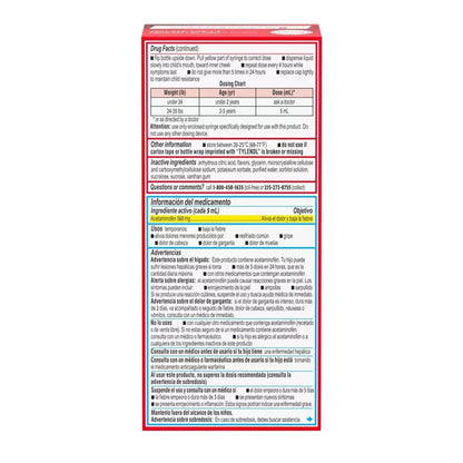 Infants' Tylenol® Acetaminophen Children's Pain Relief