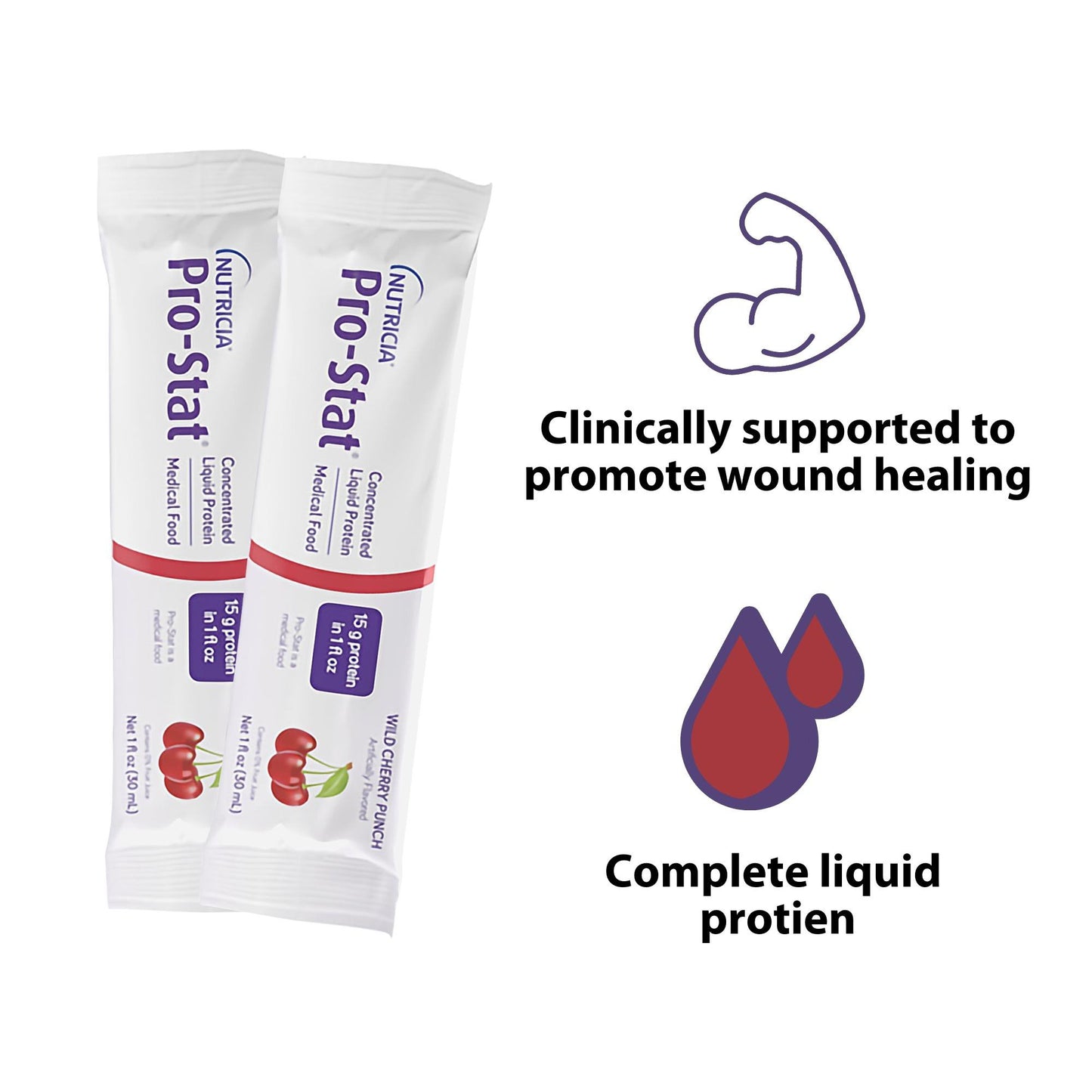 Pro-Stat® Wild Cherry Punch Concentrated Liquid Protein Medical Food