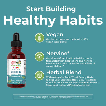 Mary Ruth's® Organic Kids Focus & Attention Liquid Drops