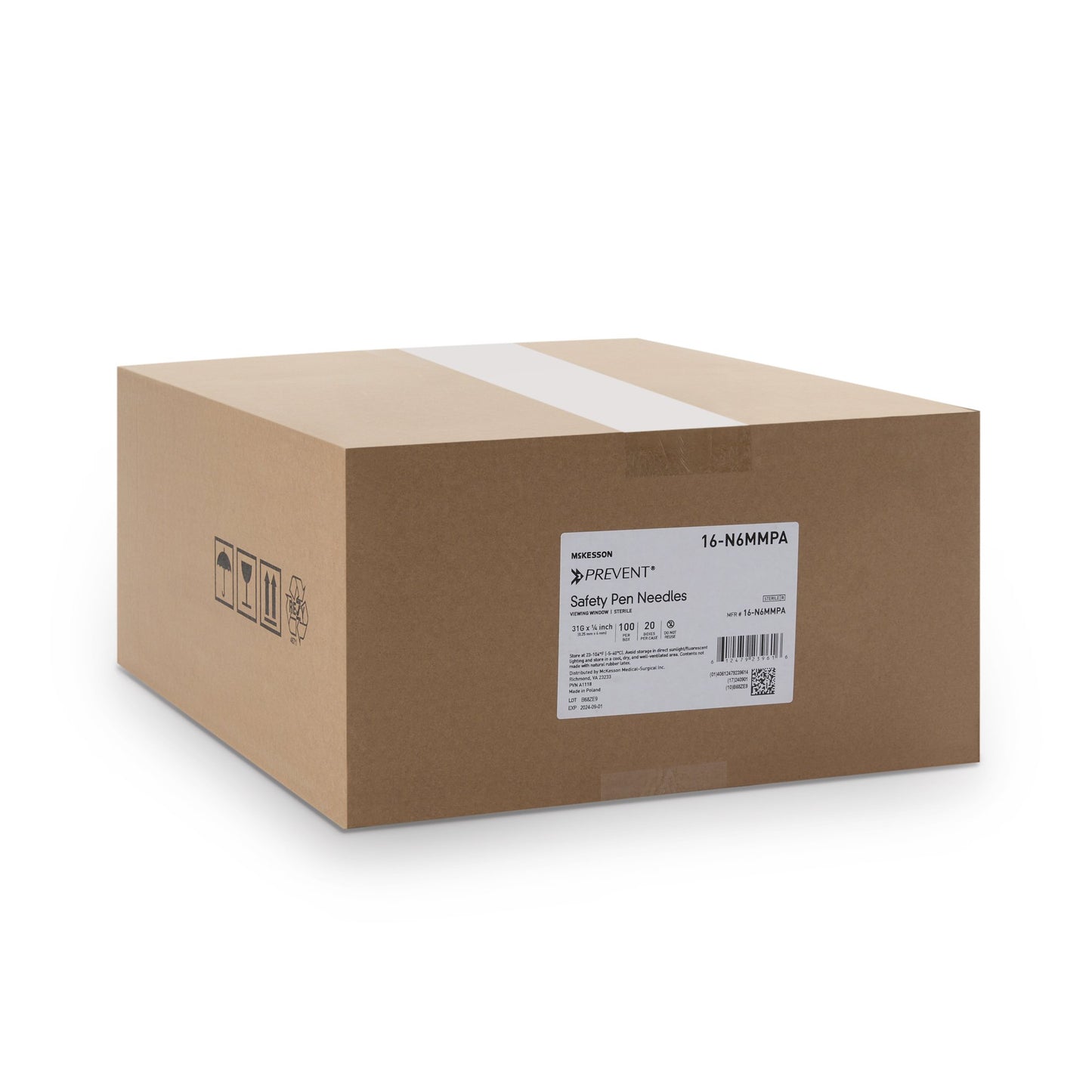 McKesson Hypodermic Needle, 31 Gauge, 1/4 Inch Length