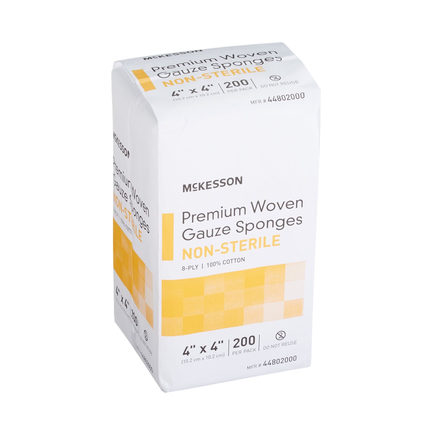 McKesson Gauze Sponge, 4 x 4 Inch, 8-Ply