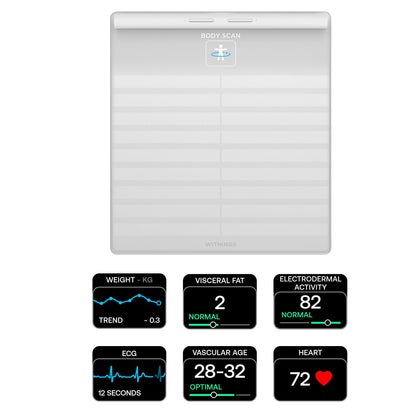 Withings Body Scan Wifi Smart Scale, White