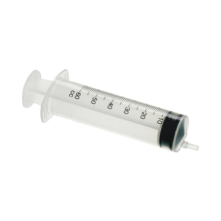 Terumo SS-60ES General Purpose Syringe, 60 mL, Luer Slip Tip, Flat Top Style