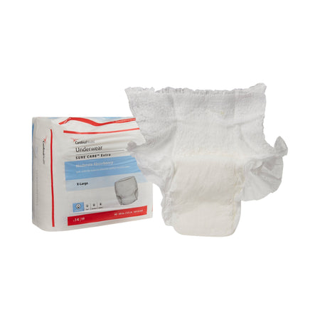 Cardinal 1850A Sure Care Extra Moderate Absorbency Incontinence Underwear, X-Large